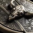 Fivela Cabeça de Touro com Canivete Secreto